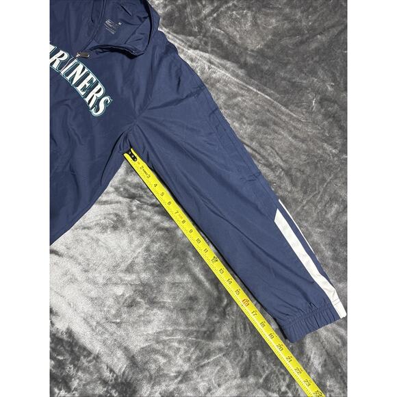 EUC Rare Vintage Nike Team Seattle Mariners Windbreaker Jacket Blue Mens Medium - Picture 5 of 6